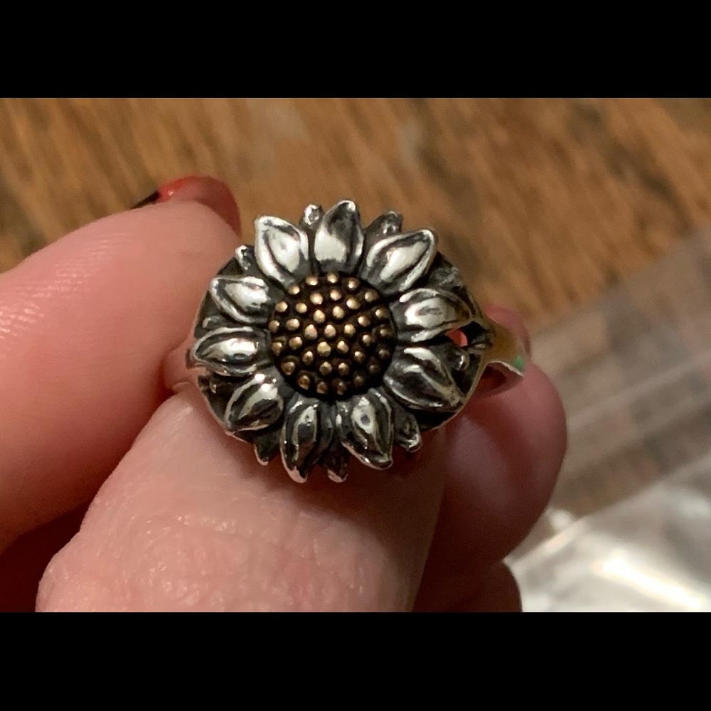James Avery sunflower ring